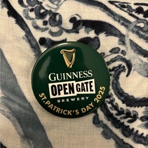 Guinness Green St. Patrick's Day 2025 Button